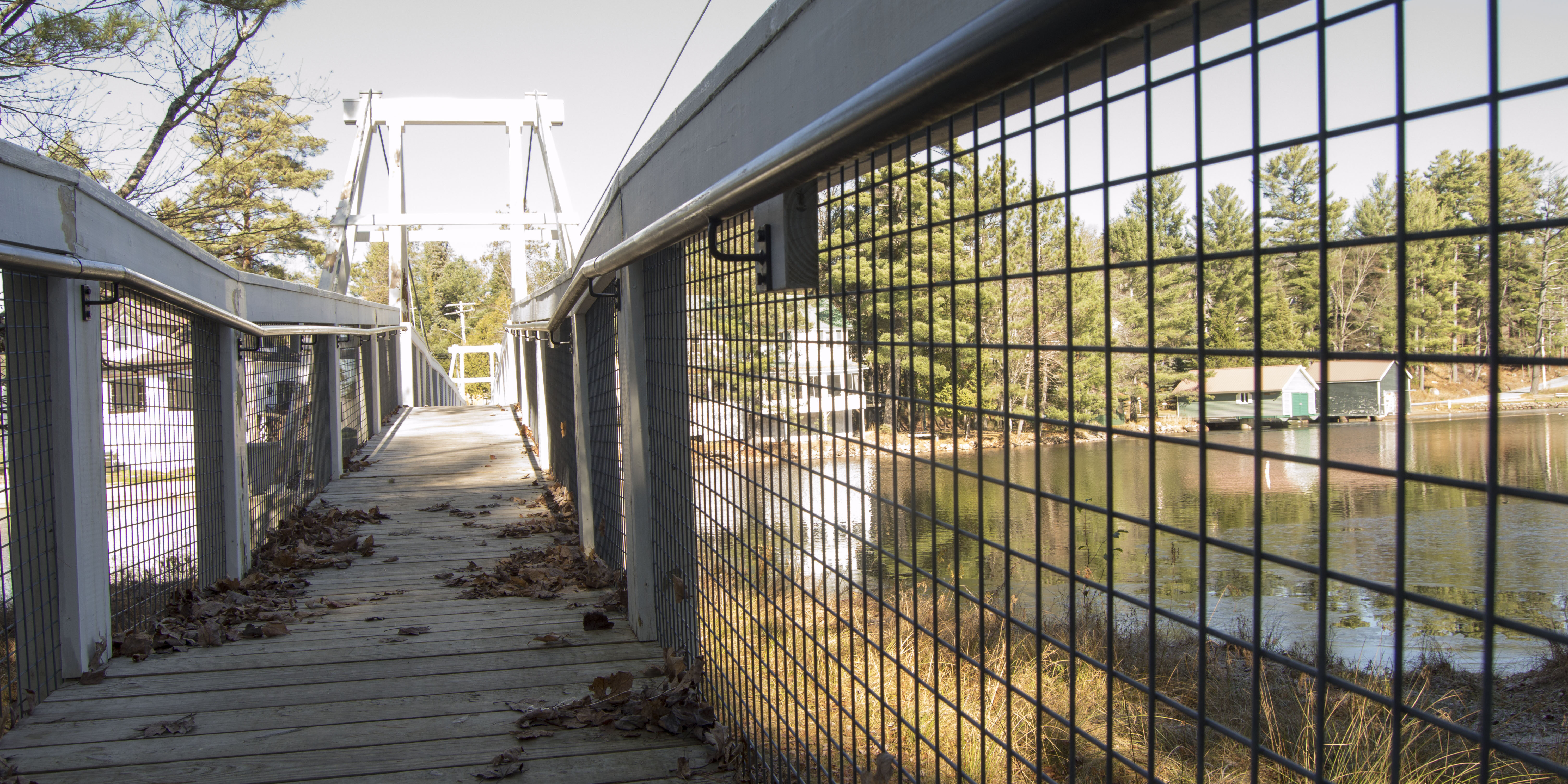 Wanakena Footbridge in Wanakena, New York