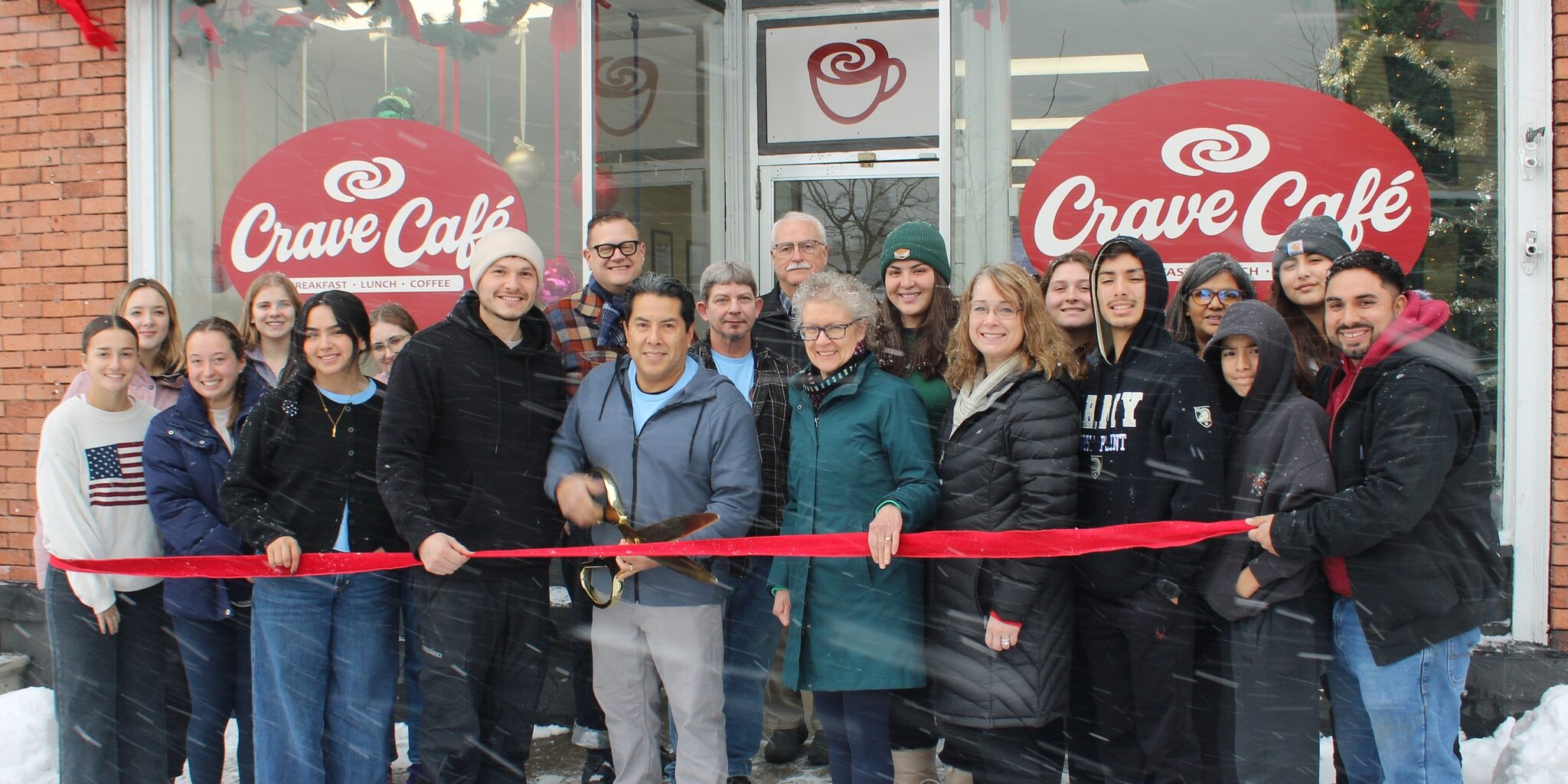 2025 Crave Cafe Ribbon Cutting in Canton, NY