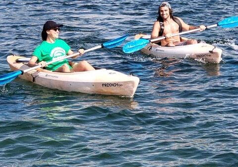 Kayakers on the St. Lawrence River