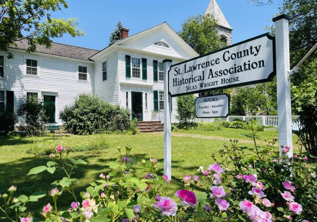The Silas Wright House in Canton, New York