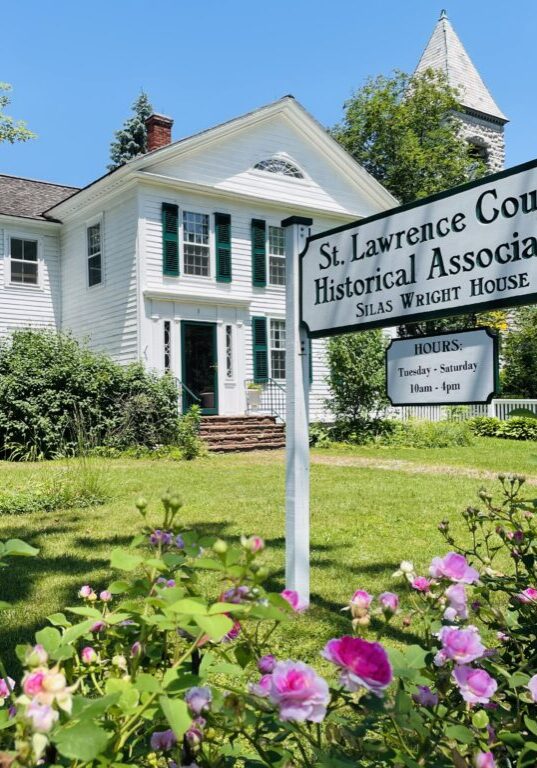The Silas Wright House in Canton, New York