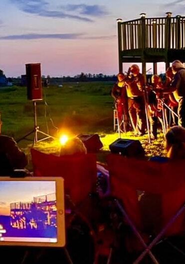 band playing at venue for hammond concert series